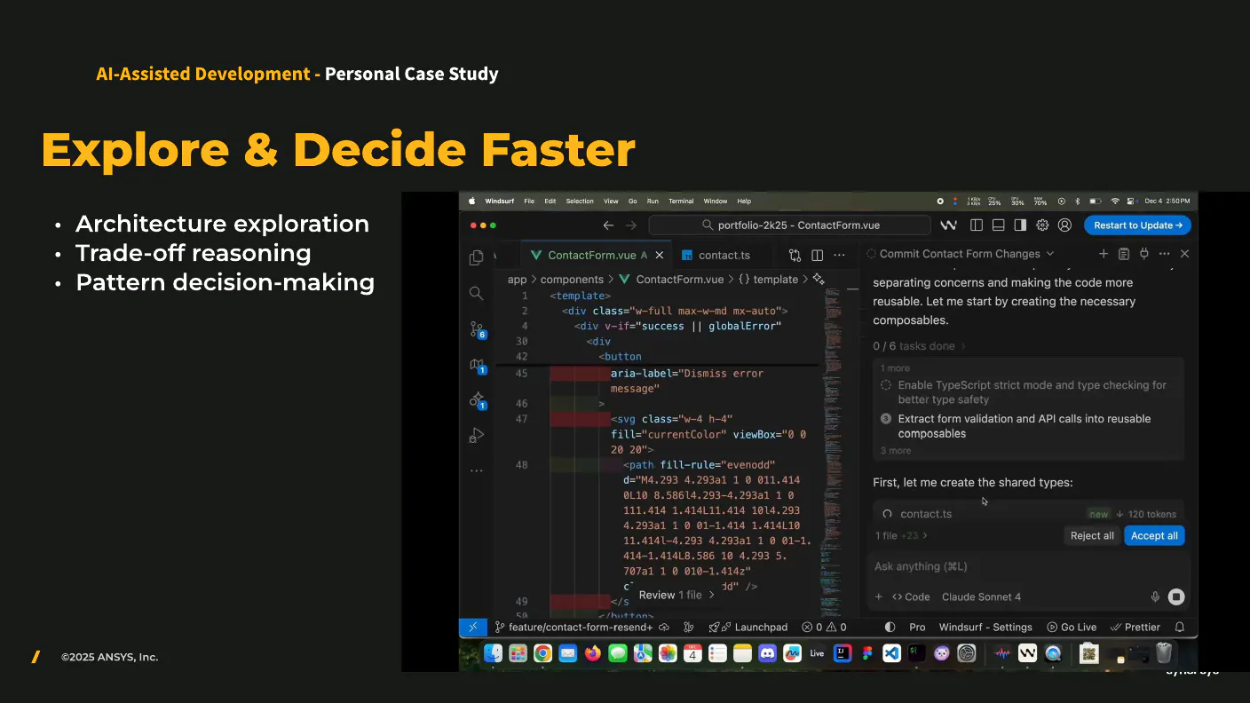 Workshop — explore and decide faster