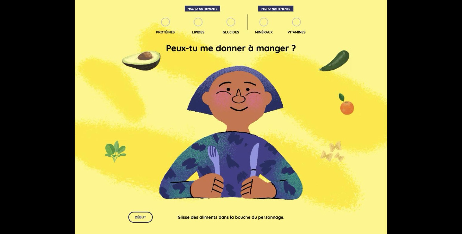 L’eau à la bouche — feed the character